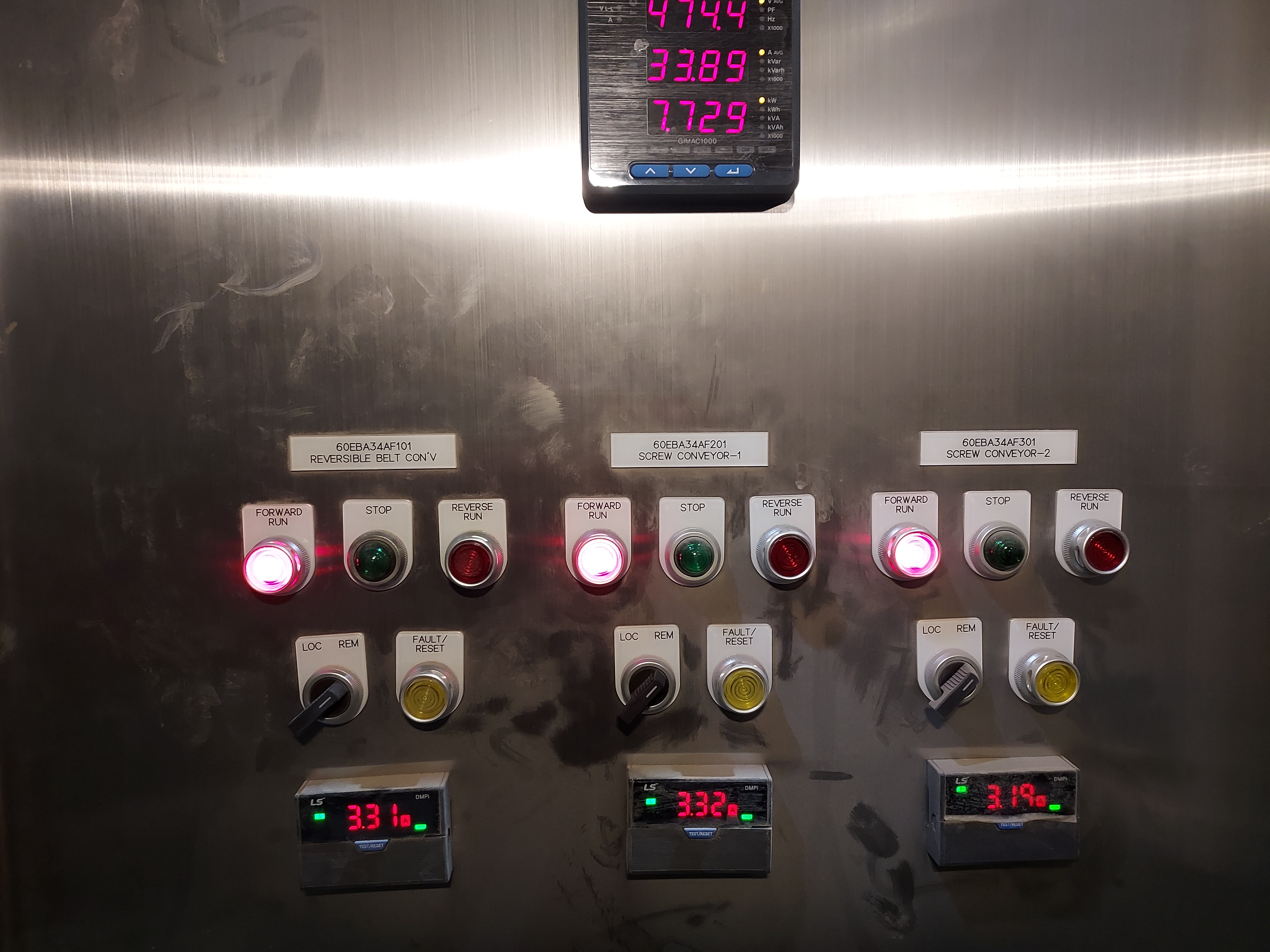 Reversible Belt, Screw #1, Screw #2