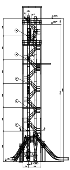 W/P Bucket Elevator #1C, 2C 